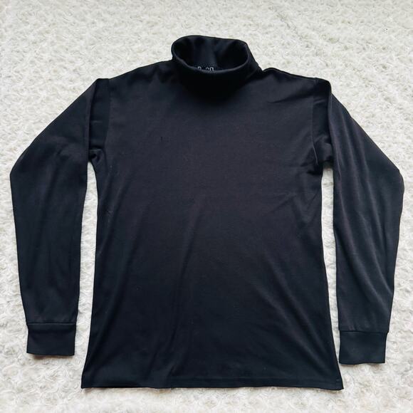 B-29 Bomber Made in USA Black Classic Unisex Turtleneck Size Medium - Picture 1 of 5